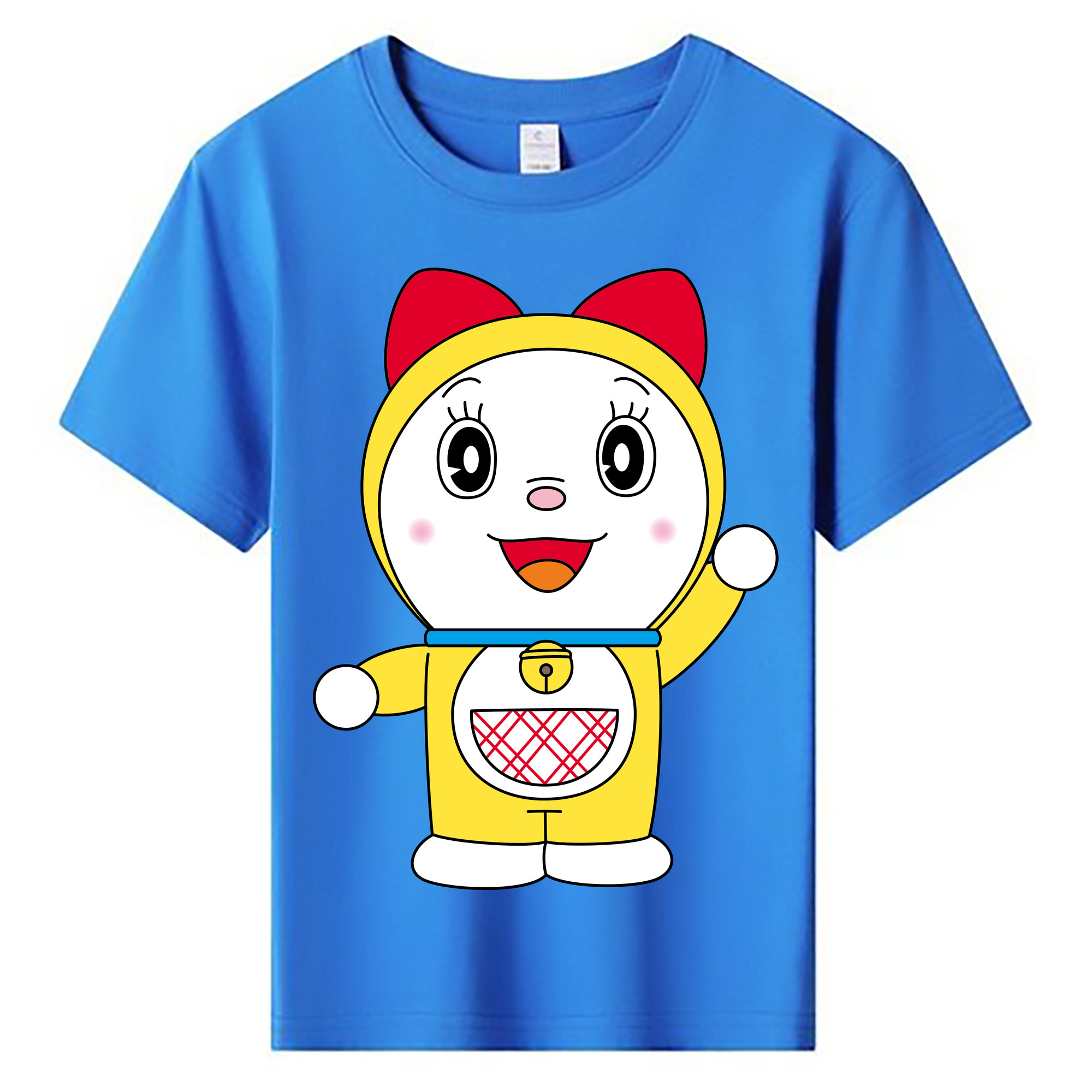 （画像用） ドラえもん ドラミ Doraemon Dorami 綿100％キッズTシャツ（フロントプリント）